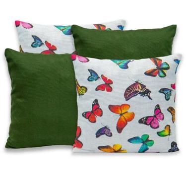 Imagem de Kit 4 Capas de Almofada Gorgurinho com Zíper 40cm x 40cm - Bem Me Quer