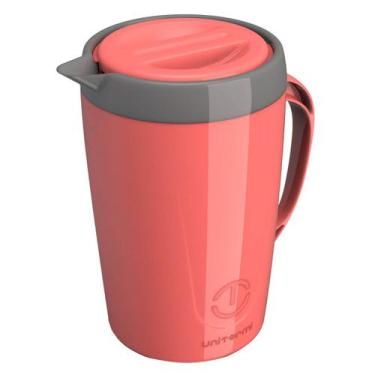 Imagem de Jarra Térmica 2 litros Caribe Sistema Hermético - Unitermi, Rosa