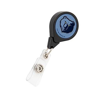 Imagem de Desert Cactus Porta-crachá retrátil Memphis Grizzlies NBA Team Ticket Clip Reel ID, Preto, tamanho �nico
