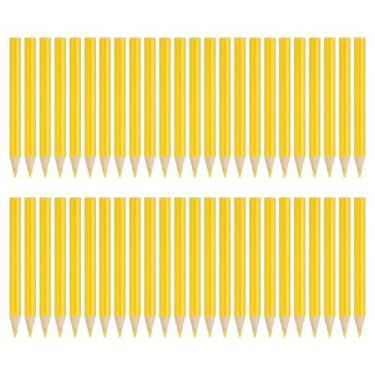 Imagem de PATIKIL Conjunto de lápis de cor amarelo limão, 48 lápis de cor a óleo, lápis de desenho de madeira para artistas e pintura artística