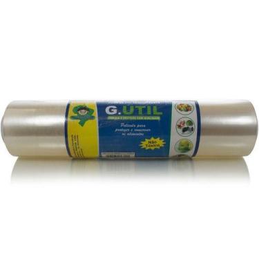 Imagem de Kit 2 Rolo Bobina Filme Pvc 28cmX300 Metros Total 600 Metros - Guarufi