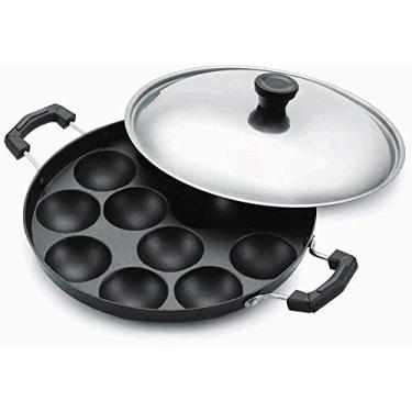 Imagem de Sahishnu Online & Marketing Antiaderente Appam Patra, Appam Maker, 12 Pits Appam Maker