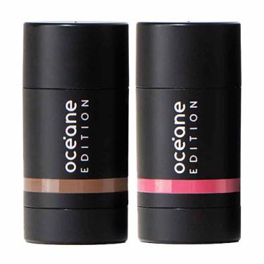 Imagem de Océane Edition Mini Kit  Contorno Marrom Médio + Blush Pink, Kit