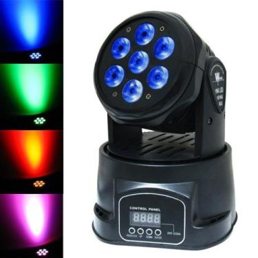 Imagem de Mini Moving Head Wash 7 Led Quadriled Rgbw Dmx - SHOWTEHC