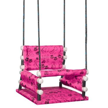 Imagem de Balanço Cadeirinha Infantil Para Criança De Madeira - Atacadão Textil,