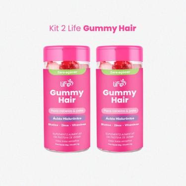 Imagem de Tratamento 60 dias Life Gummy hair  crescimento capilar - Life Supleme