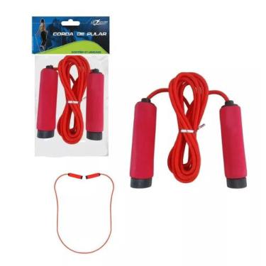 Imagem de Corda para pular com cabo em eva - treino e exercicio- bs1204 art spor