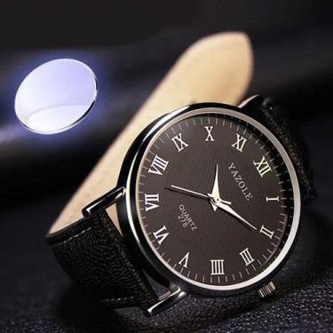 Imagem de Relógio Masculino Yazole 278 Preto + Caixa