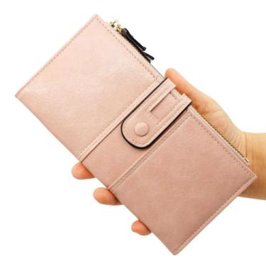 Imagem de Carteira feminina social de luxo porta documentos cartões elegante - S