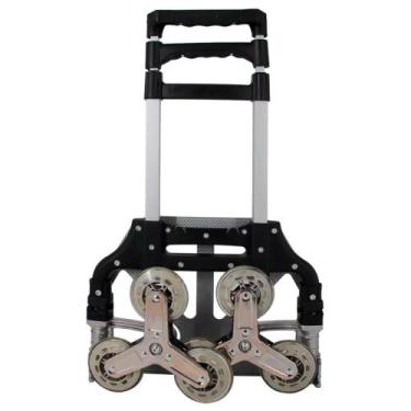 Imagem de Carrinho Dobrável Sobe Escada com Rodas Triplas  Até 75kg - B-MAX