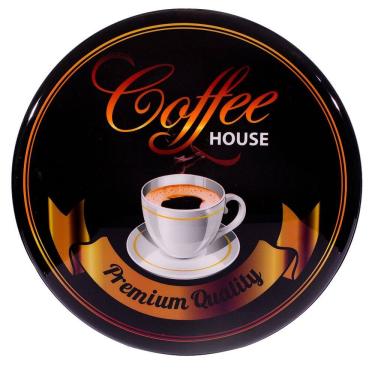 Imagem de Luminoso de Parede Coffee House Retrô Vintage P/ Bar, Churrasqueira, Espaço Gourmet, Cafeteria, Café