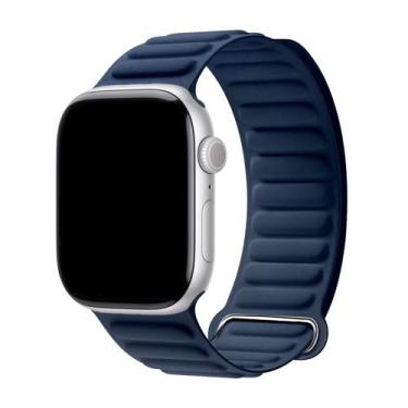 Imagem de Pulseira Tecido Loop Magnético compatível com Apple Watch - Baú do Vik