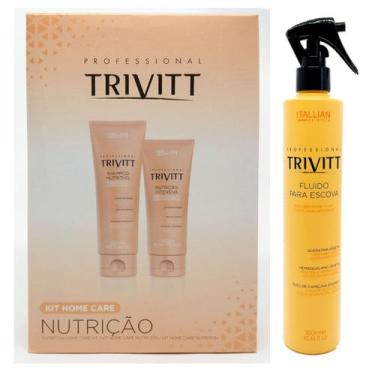 Imagem de Kit Trivitt Home Care Nutrição + Fluido Escova 300ml