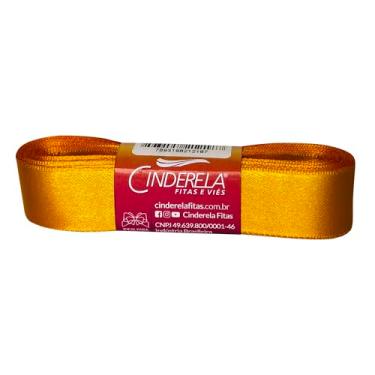 Imagem de Fita De Cetim 22Mm 10M Amarelo 104660