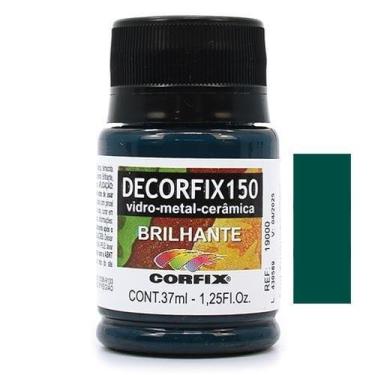 Imagem de Tinta Decorfix 150 Brilhante 37ml - Metal, Vidro e Cerâmica, 438 AZUL 