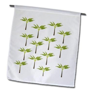 Imagem de 3dRose Imagem de estampa de palmeira, bandeira de jardim, 30,48 x 45,72 cm