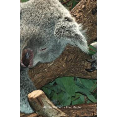 Imagem de Moment For Moment Planners: Hardcover Koala Themed Daily Planner Fillable Blank Templates Undated Calendar for Office, School or Home, Sun-Sat, Pages ... - Time Management And Happiness 5.5x8.5
