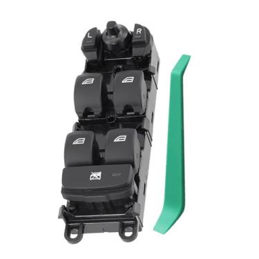 Imagem de 31453232 Interruptor mestre de janela dianteira esquerda para Volvo S80 2007-2016, V70 2008-2010, XC70 2008-2016 Substitua 31376495 com pé de cabra