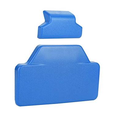Imagem de Almofada traseira de motocicleta, almofada traseira CNC Alforge Tronco Acessório de encosto de passageiro apto para F800GS (azul)