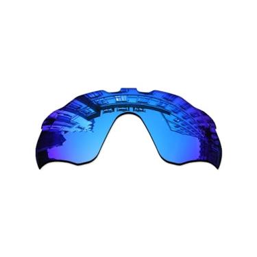 Imagem de Vonxyz Substituição para óculos de sol Oakley Radar Pace – Várias opções, Ice Mirrorcoat Polarized, 0