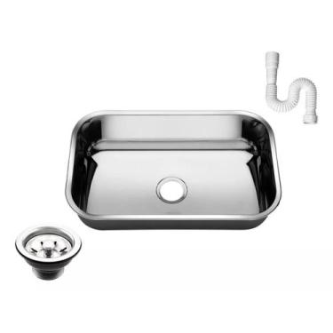 Imagem de Cuba Pia Inox 304 Cozinha Nº1 47x30x17 As Funda