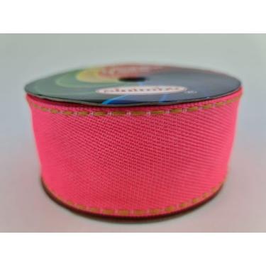 Imagem de Fita Jeans Sinimbu Rosa Cor11 Neon - 38mm / 10 metros