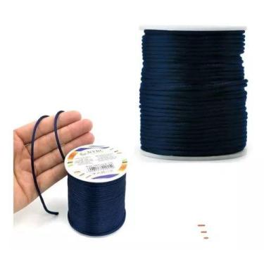 Imagem de Cordão Cetim Seda Rabo Rato - Rolo Com 100 Metros 1mm - Etiquetas Expr