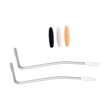 Imagem de menolana Whammy ponte barra tremolo alça substituição instrumento musical peças de guitarra acessório tremolo braço guitarra barra de metal, 2 Pedaços