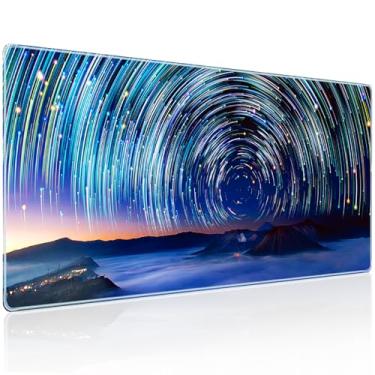 Imagem de Mouse pad para jogos, mouse pad grande para gamer, mouse pad grande de alto desempenho com base de borracha antiderrapante, mousepad suave para controle preciso de jogos e conforto - 90 cm C x 40 cm L