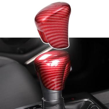 Imagem de JSCARLIFE Manípulo de mudança de marchas adequado para H-onda Civic ZRV HRV 2022 2023 2024 H-onda Accord CRV 2023 2024 acessórios, console central de carro tampa de acabamento do botão de mudança de