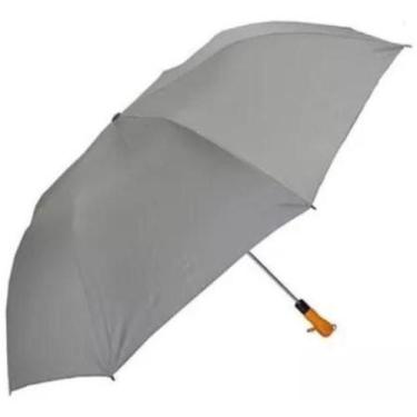 Imagem de Guarda-Chuva Automático Abre Fica Grande Voyagem Cinza