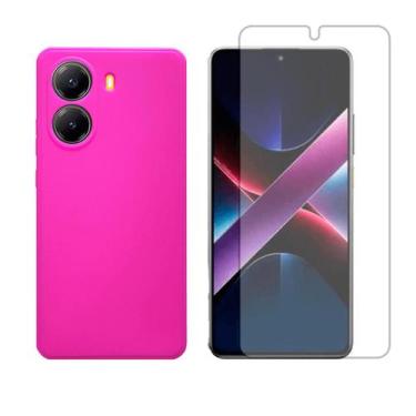 Imagem de Capa Aveludada Para Xiaomi Poco X7 Pro + Pelicula Hidrogel - GR Global