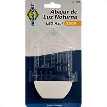Imagem de Luz Noturna Brasfort Casa Led Branco 220V. - 8780 - BRASFORT / BRAFT, 