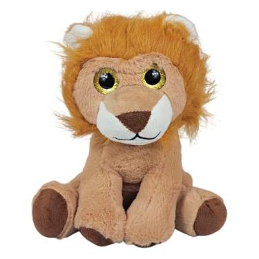 Imagem de Tuka Toy, Leão De Pelúcia Sentado Safari Olho Brilhante 22cms