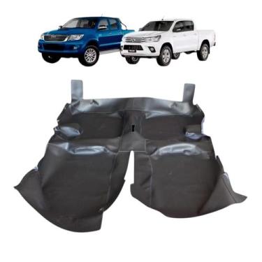Imagem de Carpete Assoalho preto fosco Hilux Cabine Dupla 2005 Á 2015 - MANOS TA
