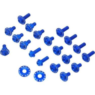 Imagem de Parafusos Zeta Kit Plástico YZ 125/250 22/25, Azul