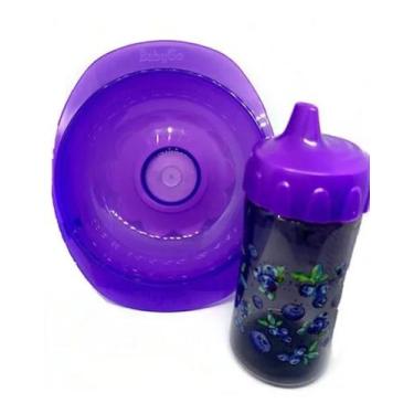 Imagem de Kit Prato Bowl Com Ventosa + Copo 240ml Babygo 01319 - Dermiwil