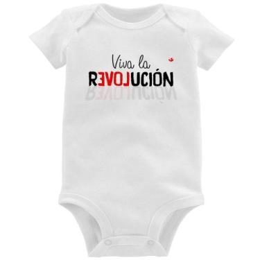Imagem de Body Bebê Viva la Revolución - Foca na Moda, Branco, G