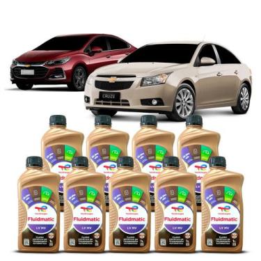 Imagem de Kit Troca Oleo Cambio Automatico Fluidmatic LV MV ATF Dexron 6 Chevrol
