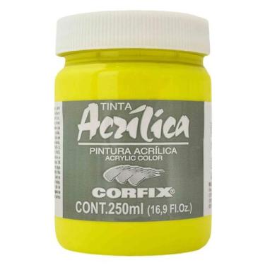 Imagem de Tinta Acrílica Corfix 250ml Vermelho Cádmio Claro 122 Gr1, 122 - AMARE