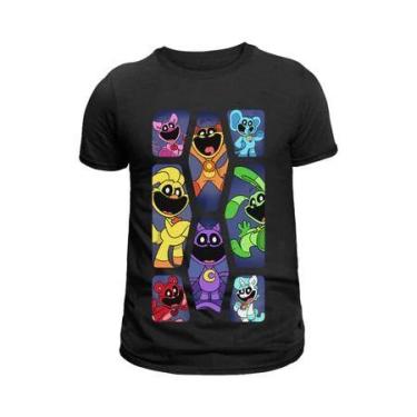 Imagem de Camiseta Camisa Infantil Gamer Poppy Playtime Personagens Blusa unisse