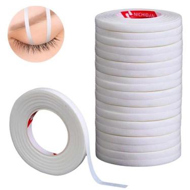 Imagem de Fita Transpore Micropore Fina 50 Unidades Lifiting Alongamento Cílios 