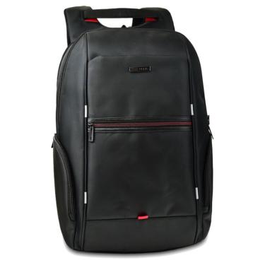 Imagem de Mochila Executiva Preta Clio Style p/ Notebook 17" Antifurto Alças Acolchoadas