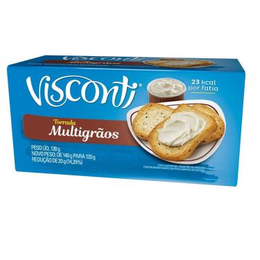 Imagem de Torrada multigraos 120G visconti