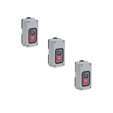 Imagem de Kit 3 Chave p Motor Bipolar CS-103 30a IP65 com Passa Cabo - MarGirius