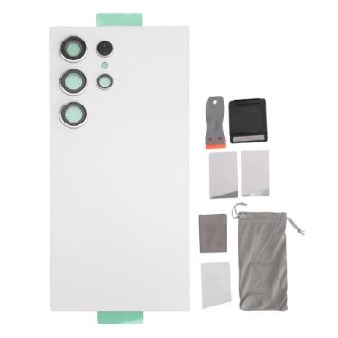 Imagem de Substituição da tampa da porta de vidro traseira traseira para Galaxy S24 Ultra, vidro da tampa traseira do telefone com lentes de fitas pré-instaladas, para Galaxy S24 Ultra ferramenta de reparo de