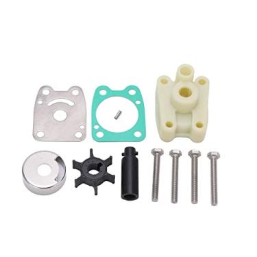 Imagem de Marinha Outboard Water Pump Impeller Repair Kit 6E0 W0078 A2 00 Alta Qualidade Aço Inoxidável e Plástico Water Pump Repair Kit para 2 Tempos 4hp 5hp Motores Externos Adequado para