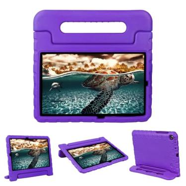 Imagem de BILLISGOVA Capa para Samsung Galaxy Tab S6 Lite, capa para Samsung S6 Lite de 10,4 polegadas, capa para Galaxy Tab S6 Lite 2024/2022/2020 com suporte para caneta e alça antiderrapante, roxa
