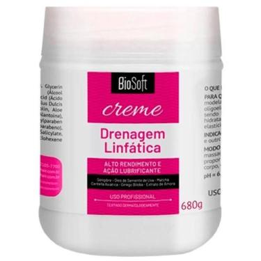 Imagem de Creme Para Massagem Bio Soft Corporal Drenagem Linfática 680g