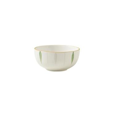 Imagem de Tigela de salada de arroz sob o esmalte japonês, utensílios de mesa minimalistas de cerâmica doméstica - tigela PES yun de 11,4 cm